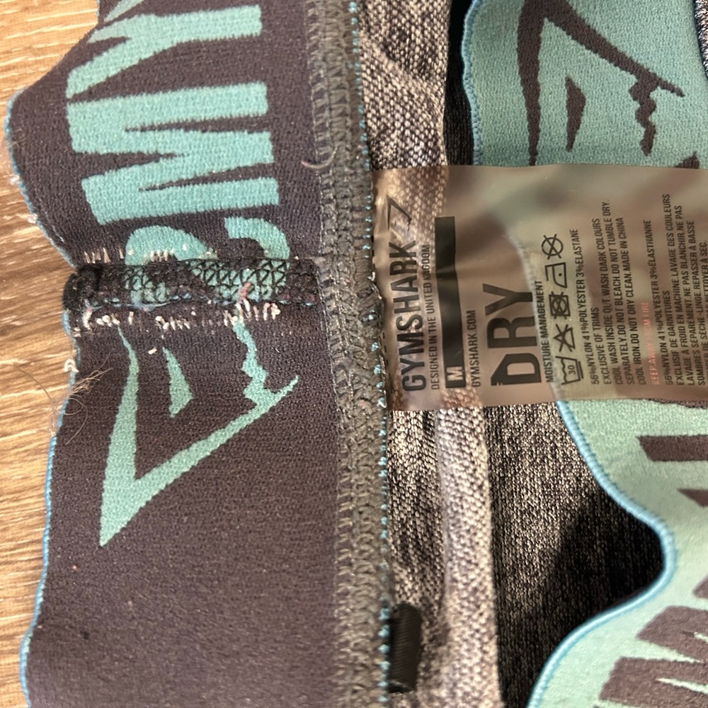 Gymshark Gray and Teal Activewear